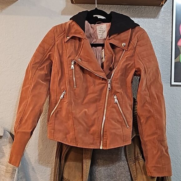 Free People Vegan Suede Moto Layered Jacket - Picture 1 of 5
